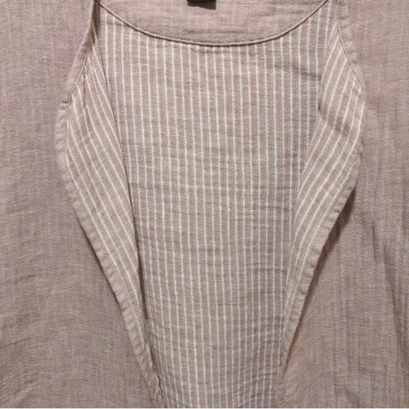 TAHARI muted pink/beige jacket casual size Large - Picture 5 of 5